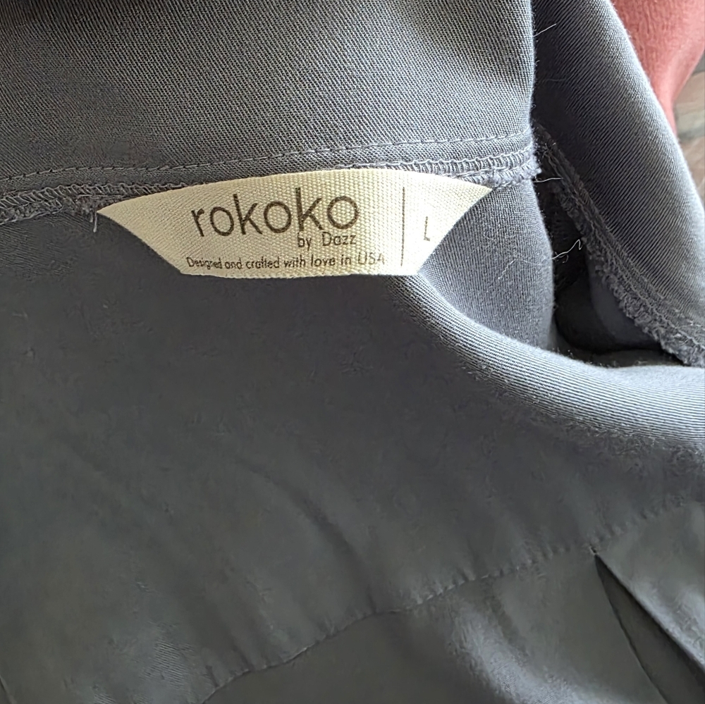 NWT Rokoko Light Gray Long Cardigan SIZE LARGE - Picture 6 of 7